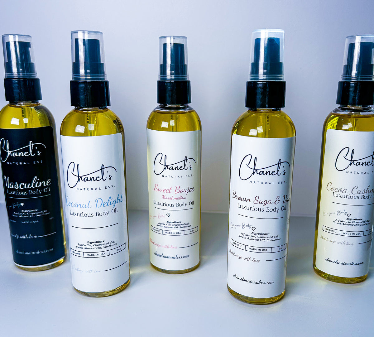 LUXURIOUS BODY OILS – Chanel's Natural Essentials LLC
